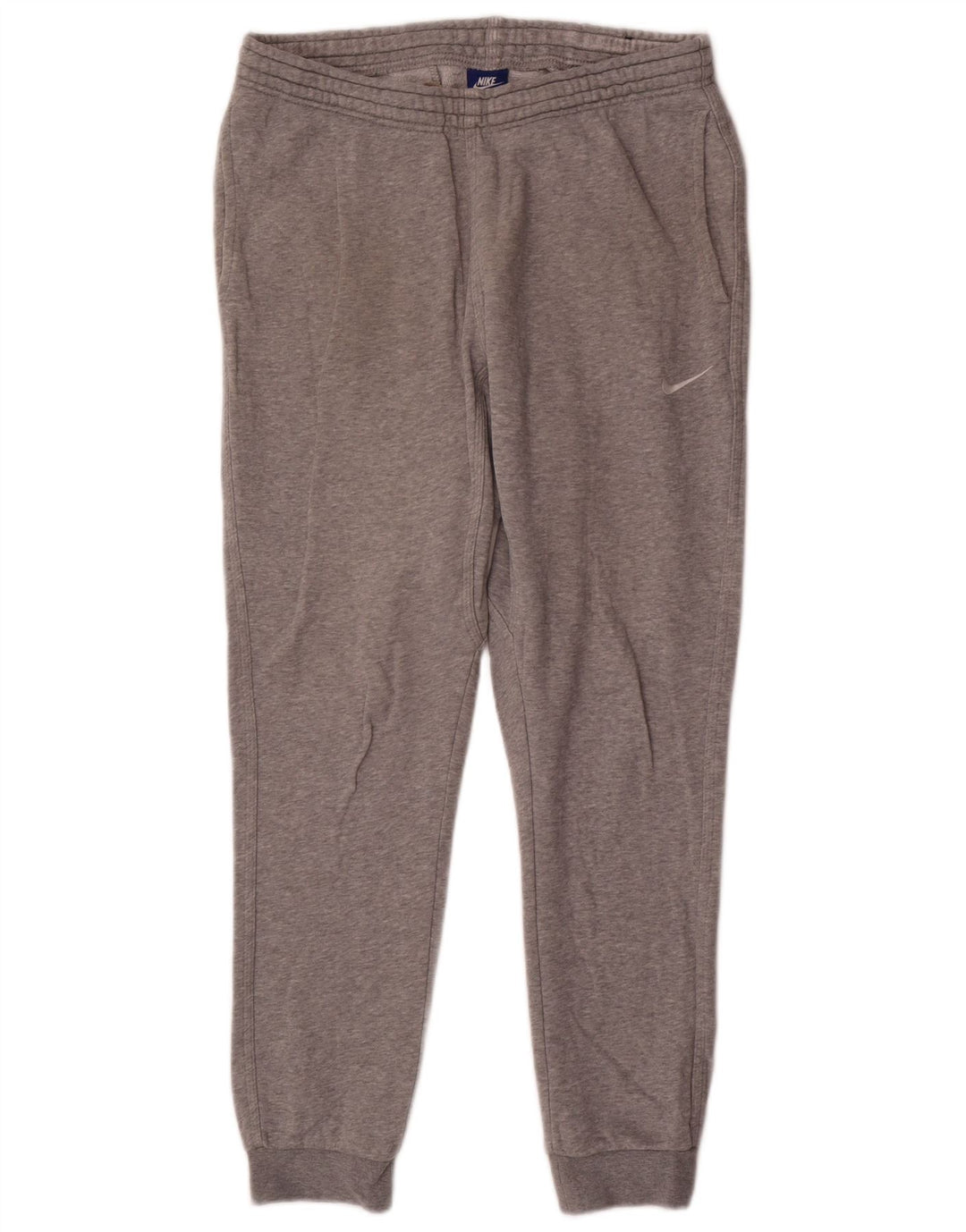Nike Mens Tracksuit Trousers Joggers Medium  Grey Cotton