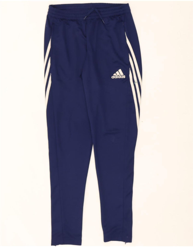 ADIDAS Mens Climalite Tracksuit Trousers Small  Navy Blue Polyester Vintage Adidas and Second-Hand Adidas from Messina Hembry 