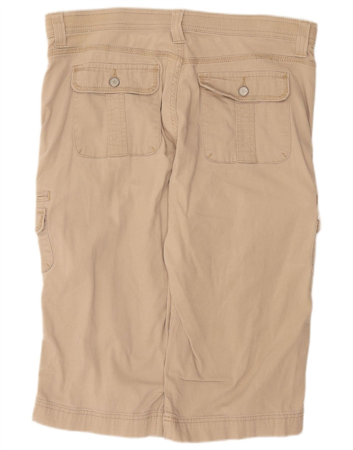 LEE Mens Cargo Bermuda Shorts W36 Large Beige Cotton