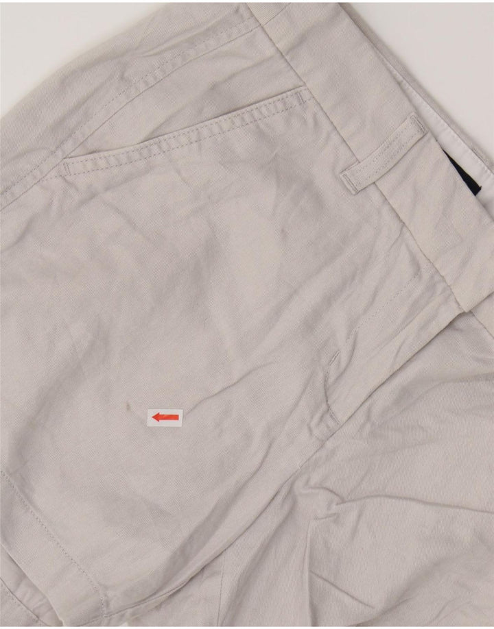 J. CREW Womens Chino Shorts US 2 XS W30  Grey Cotton Vintage J. Crew and Second-Hand J. Crew from Messina Hembry 