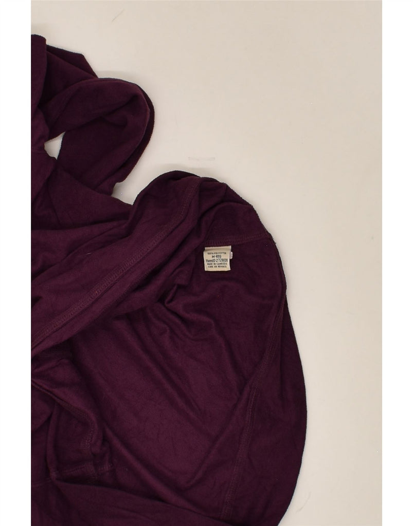 L.L.BEAN Womens Fleece Jumper UK 12 Medium Purple Polyester | Vintage L.L.Bean | Thrift | Second-Hand L.L.Bean | Used Clothing | Messina Hembry 
