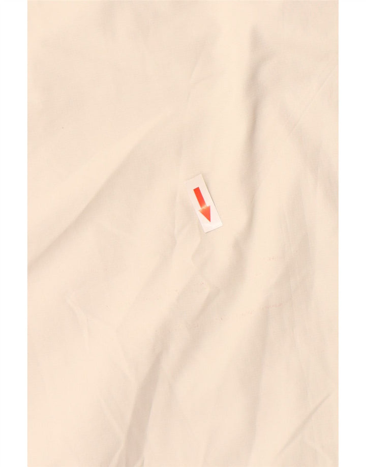 Reebok Mens Tracksuit Top Jacket Large Off White Colourblock Polyester