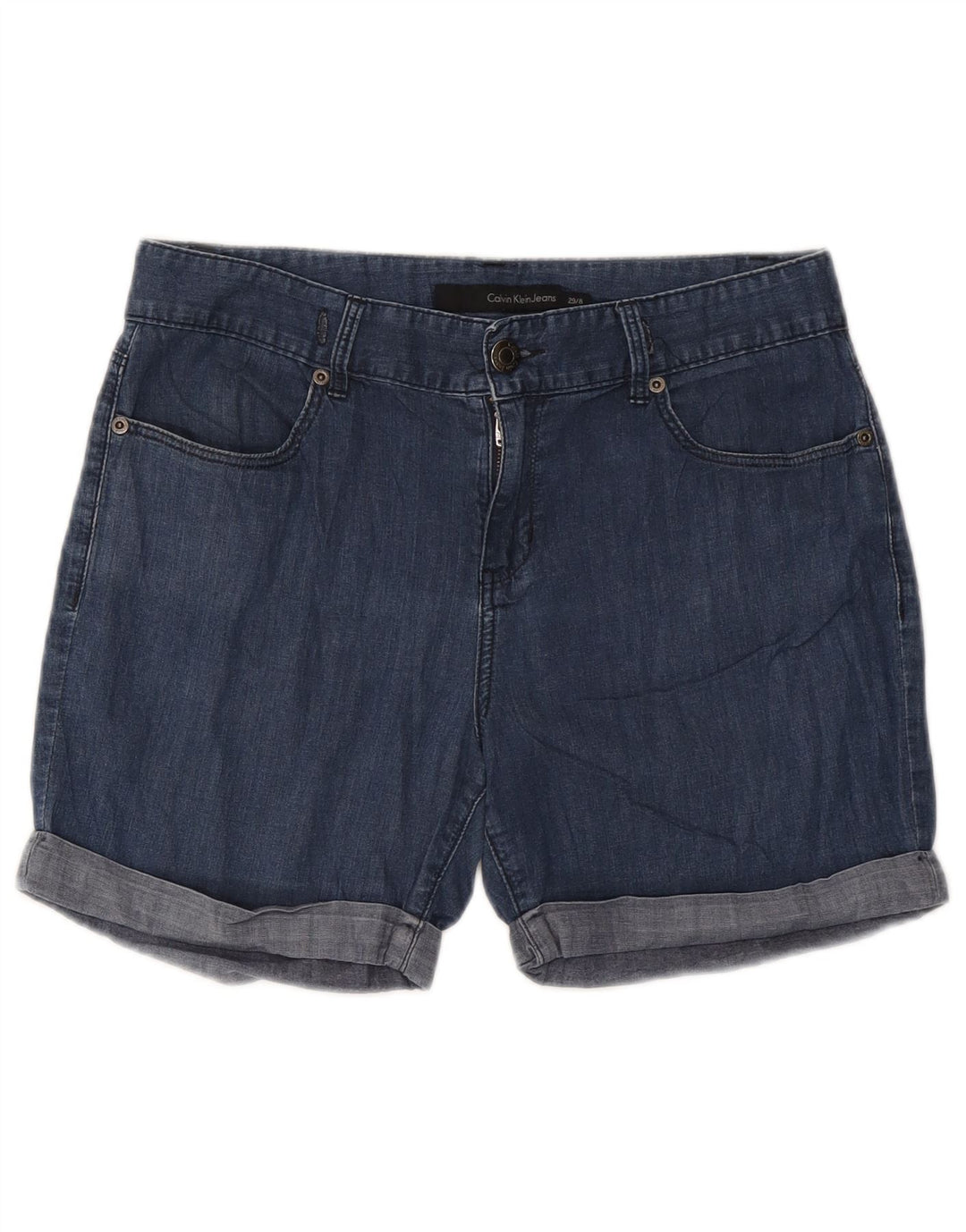 Calvin Klein Jeans Womens Denim Shorts US 8 Medium W29 Blue Cotton
