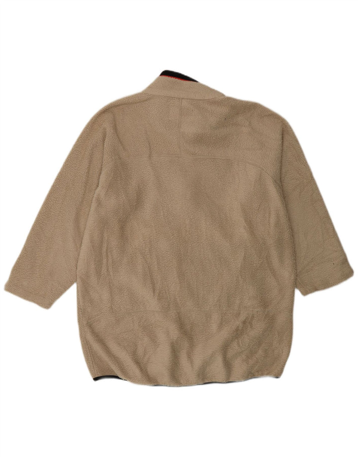 Fila Mens Fleece Jacket UK 40 Large Beige