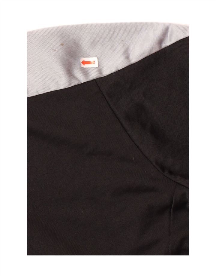 ADIDAS Womens Tracksuit Top Jacket UK 10 Small Black Colourblock Polyester Vintage Adidas and Second-Hand Adidas from Messina Hembry 