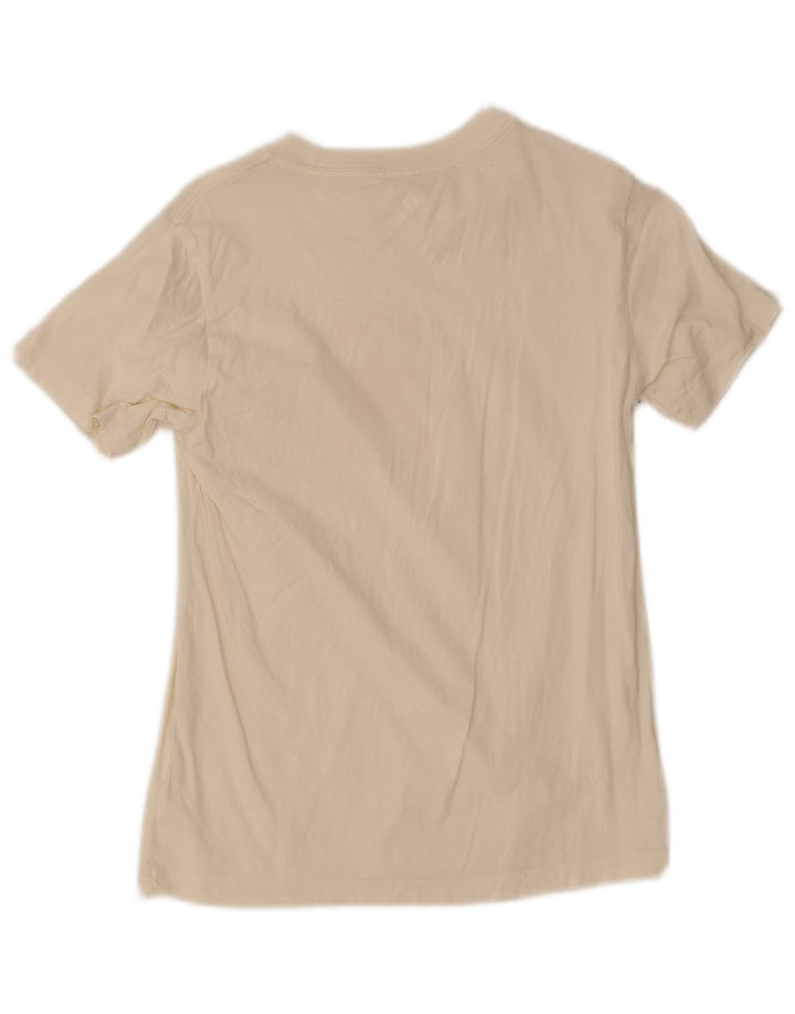 Converse Womens Graphic T-Shirt Top UK 8 Small White