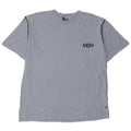Asics Mens T-Shirt Top XL Blue Striped Cotton
