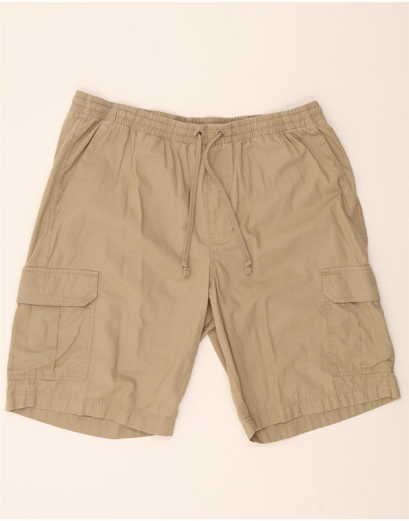 CHAPS Mens Cargo Shorts XL W40  Beige Cotton Vintage Chaps and Second-Hand Chaps from Messina Hembry 