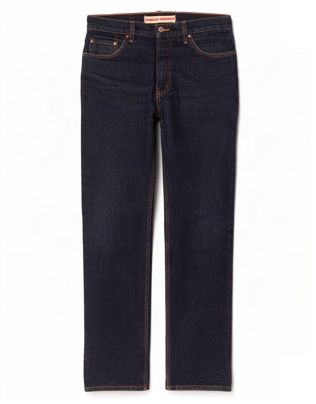 Carrera Mens Straight Jeans IT 48 Medium W33 L34 Navy Blue Cotton