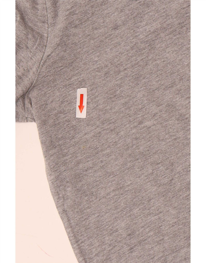Champion Mens Graphic Top Long Sleeve Medium Grey