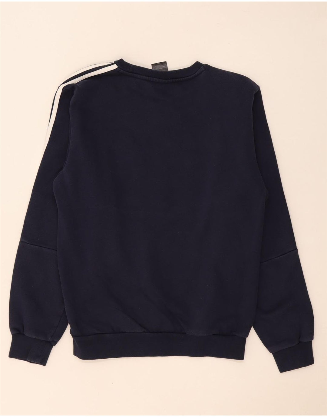 Adidas Mens Sweatshirt Jumper Medium Navy Blue Cotton