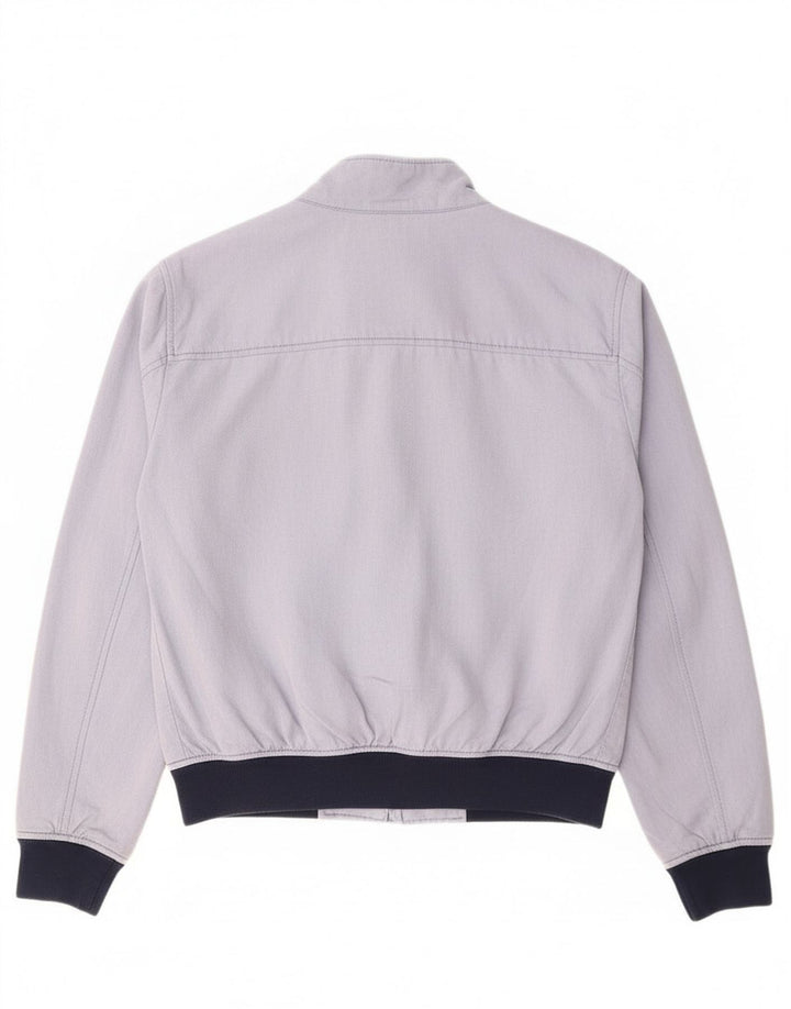 Henry Cottons Mens Bomber Jacket IT 50 Large Purple Cotton