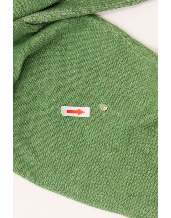 Fat Face Mens V-Neck Jumper Sweater Medium Green Cotton
