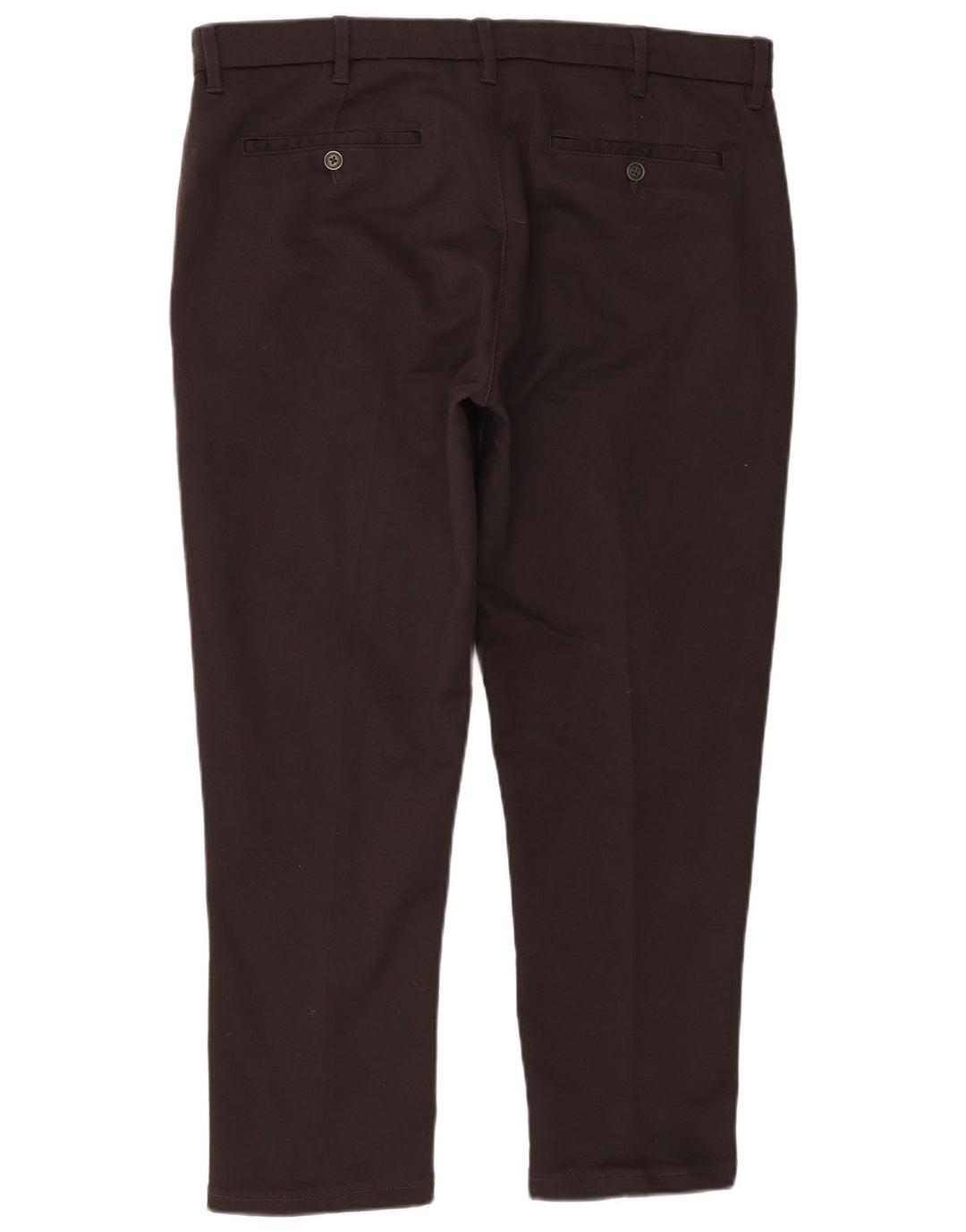 Marks & Spencer Mens Slim Chino Trousers W38 L29 Grey Cotton