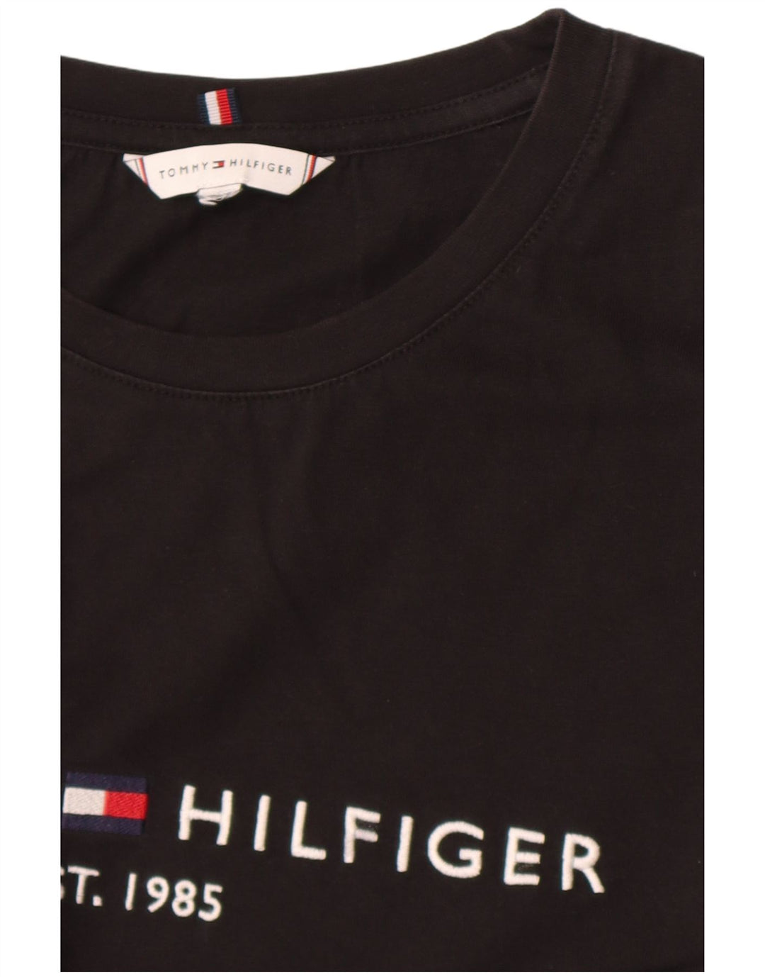 Tommy Hilfiger Mens Graphic T-Shirt Top XL Black