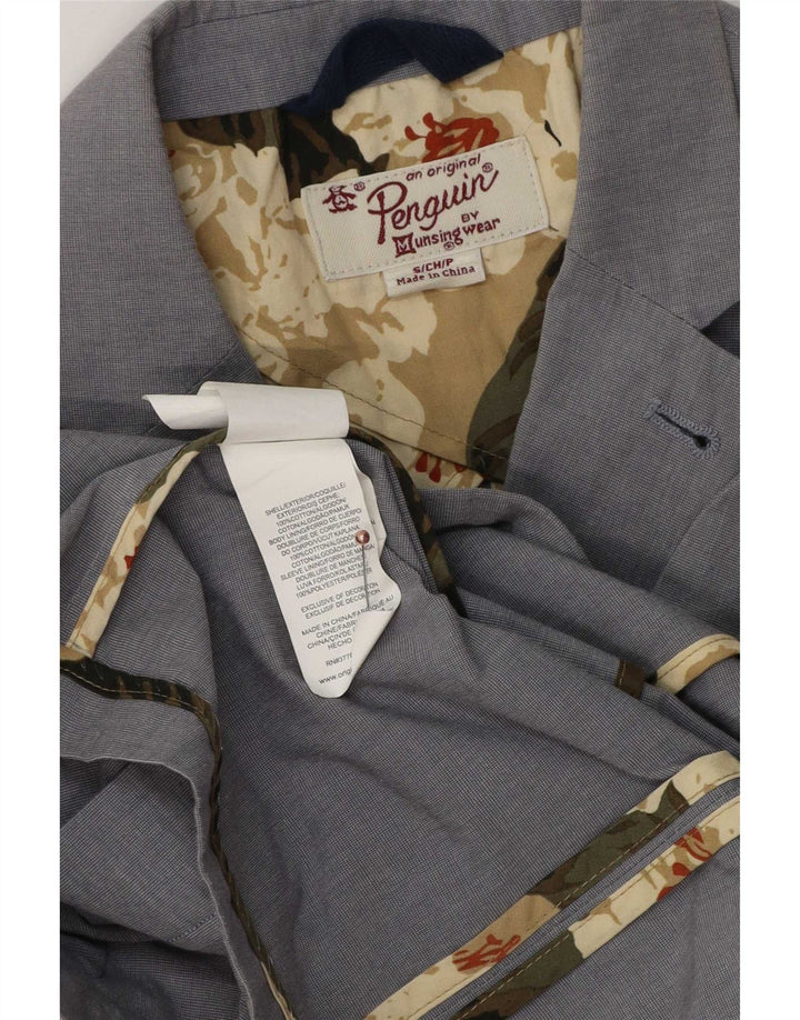Penguin Mens 2 Button Blazer Jacket UK 36 Small Blue Cotton