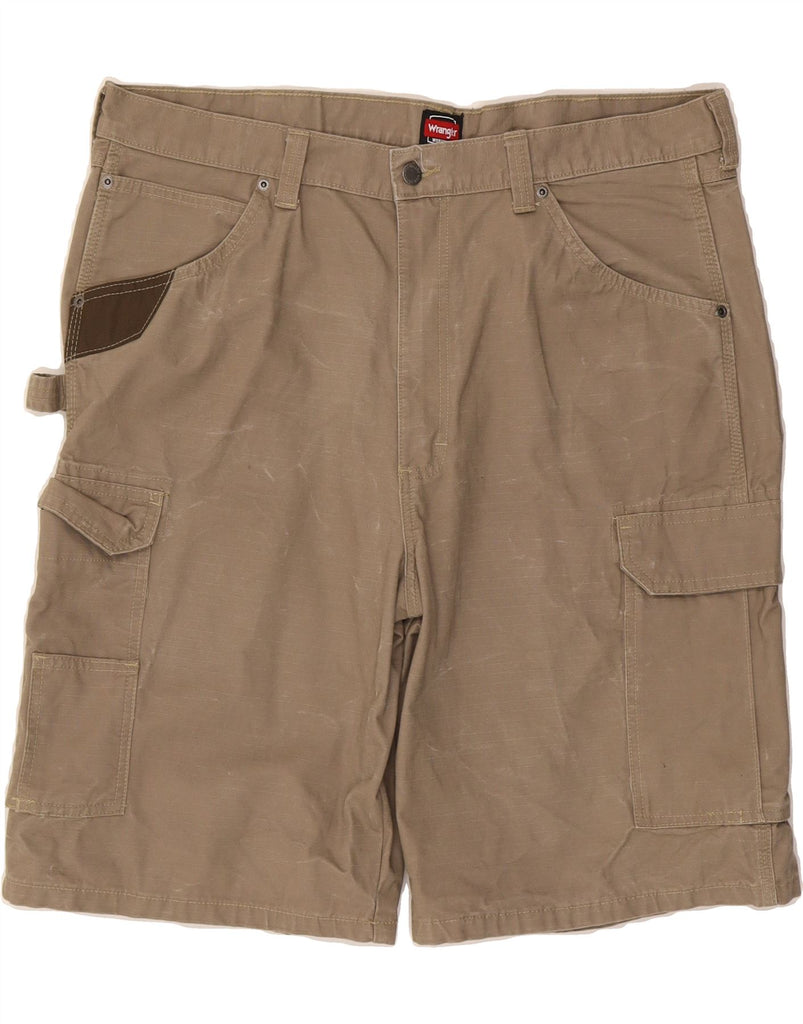 WRANGLER Mens Workwear Cargo Shorts W40 XL  Grey Cotton Vintage Wrangler and Second-Hand Wrangler from Messina Hembry 