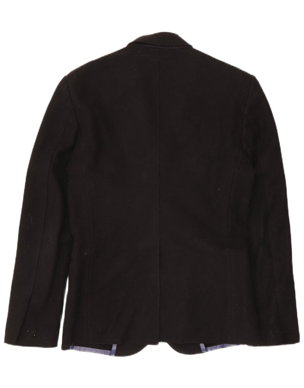Costume National Mens Blazer Jacket IT 44 XS Black Wool