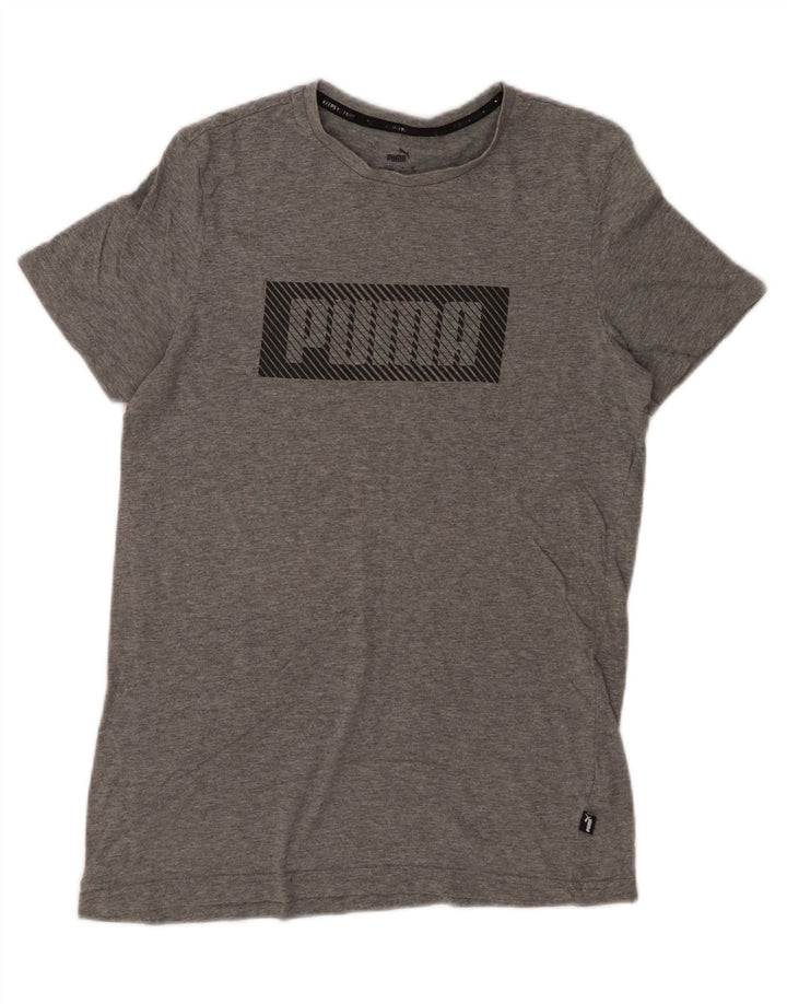 PUMA Boys Graphic T-Shirt Top 15-16 Years XL  Grey