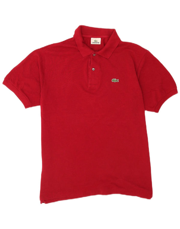 Lacoste Mens Polo Shirt Size 5 Large Red Cotton
