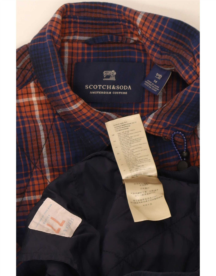 Scotch & Soda Mens Lumberjack Flannel Shirt Medium Multicoloured Check