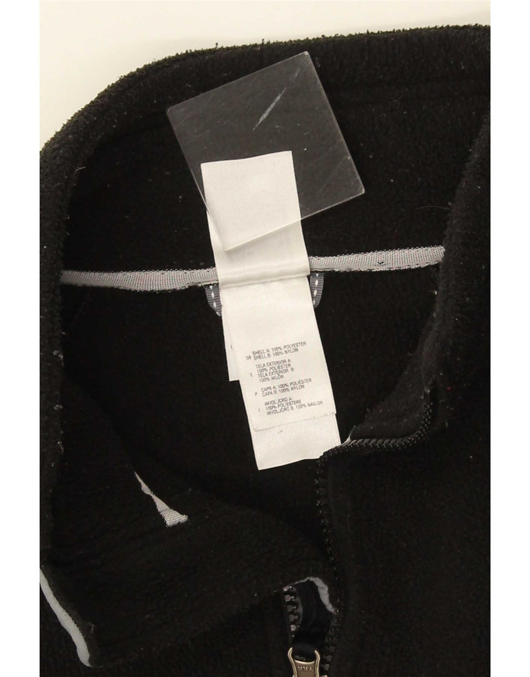 The North Face Womens Liner Fleece Jacket UK 10 Small Black Polyester