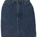 GITANO Womens High Waist Denim Skirt W26 Small Blue Cotton