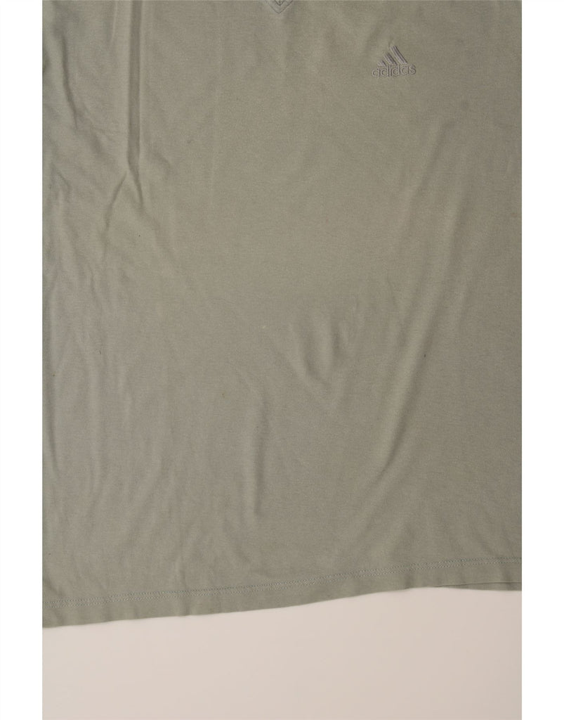 ADIDAS Mens T-Shirt Top UK 40/42 Medium Grey Vintage Adidas and Second-Hand Adidas from Messina Hembry 