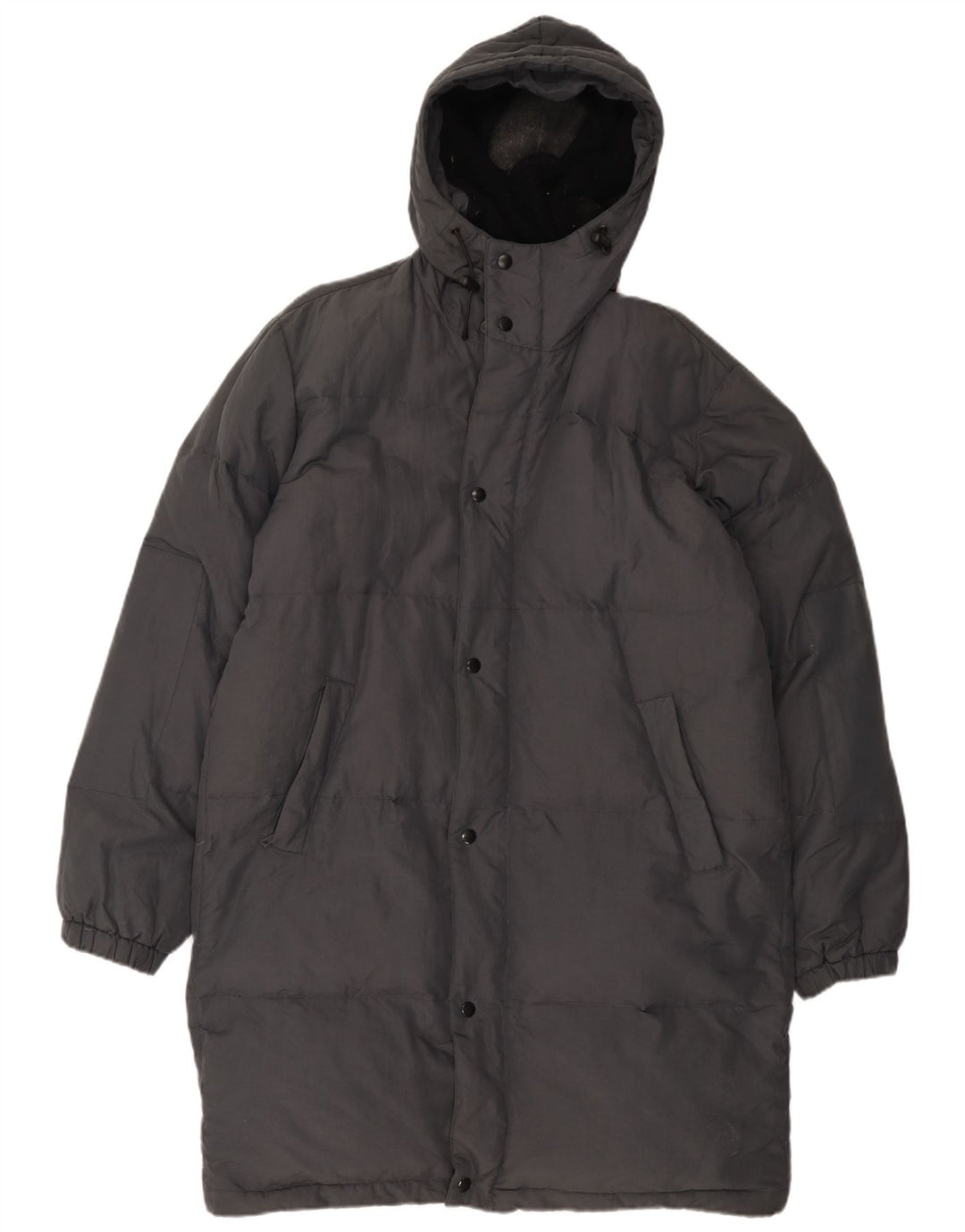 Gazzarrini Mens Hooded Padded Coat UK 42 XL Black Polyamide