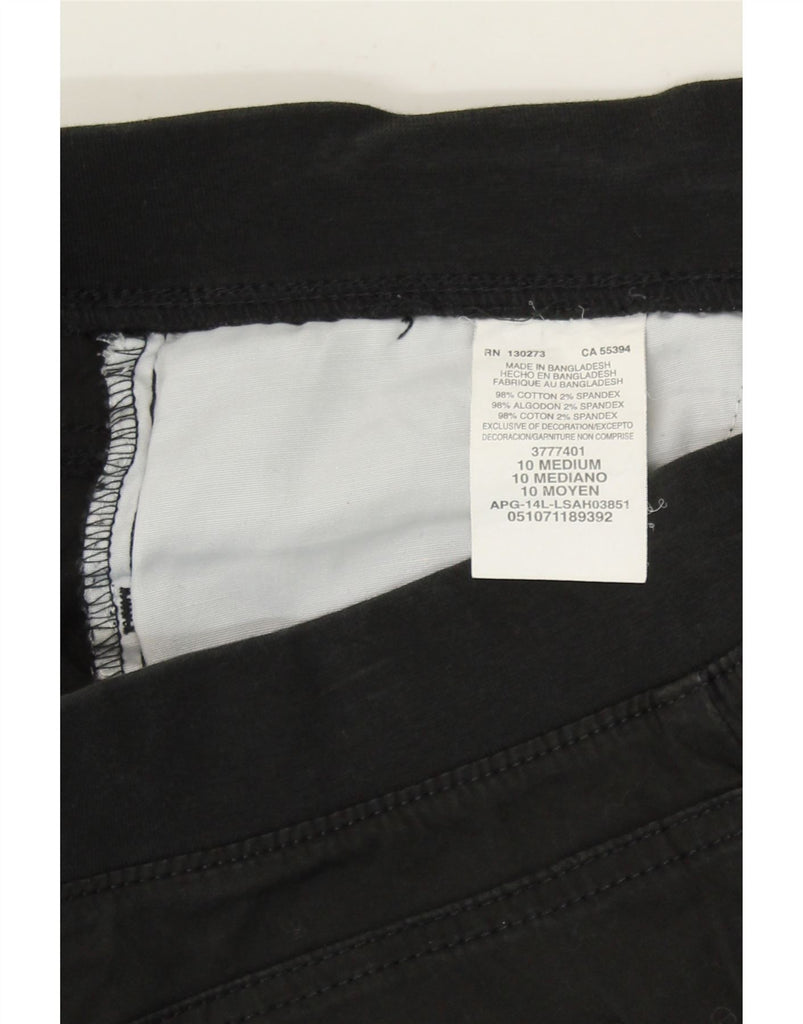 LEE Womens Relaxed Fit Cargo Shorts US 10 Large W32 Black Cotton Vintage Lee and Second-Hand Lee from Messina Hembry 