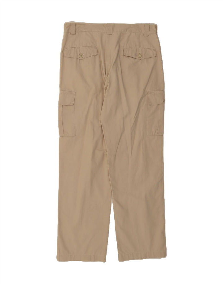 RIFLE Mens Khakis Straight Cargo Trousers W34 L34 Beige Cotton Vintage Rifle and Second-Hand Rifle from Messina Hembry 