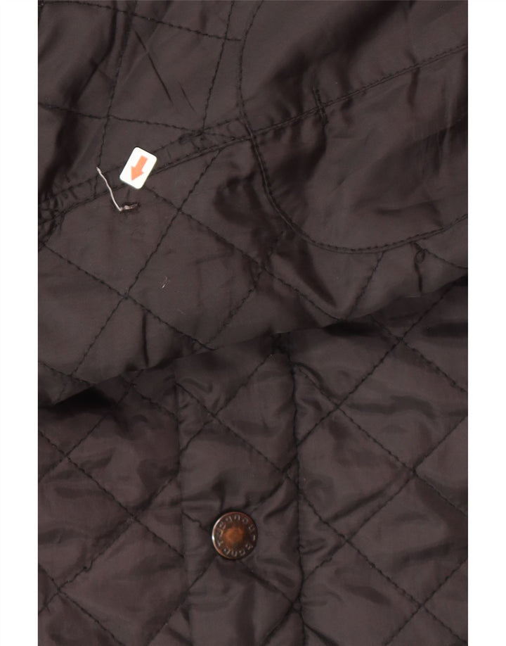 Tucano Urbano Mens Quilted Jacket UK 36 Small Black Polyester