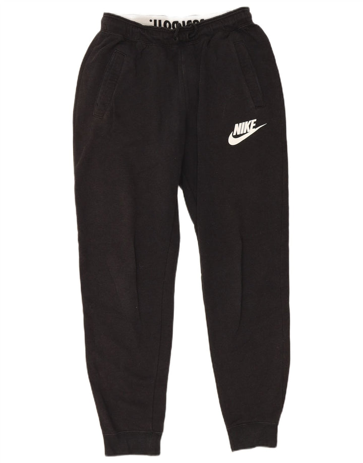 Nike Mens Tracksuit Trousers Joggers Small Grey Cotton
