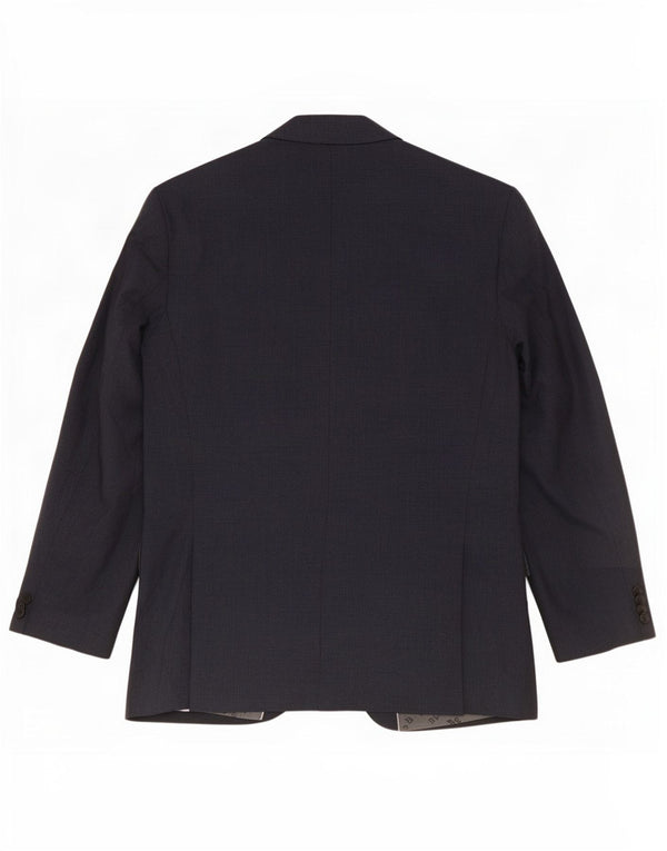 Hugo Boss Mens 2 Button Blazer Jacket UK 52 XL Navy Blue Wool