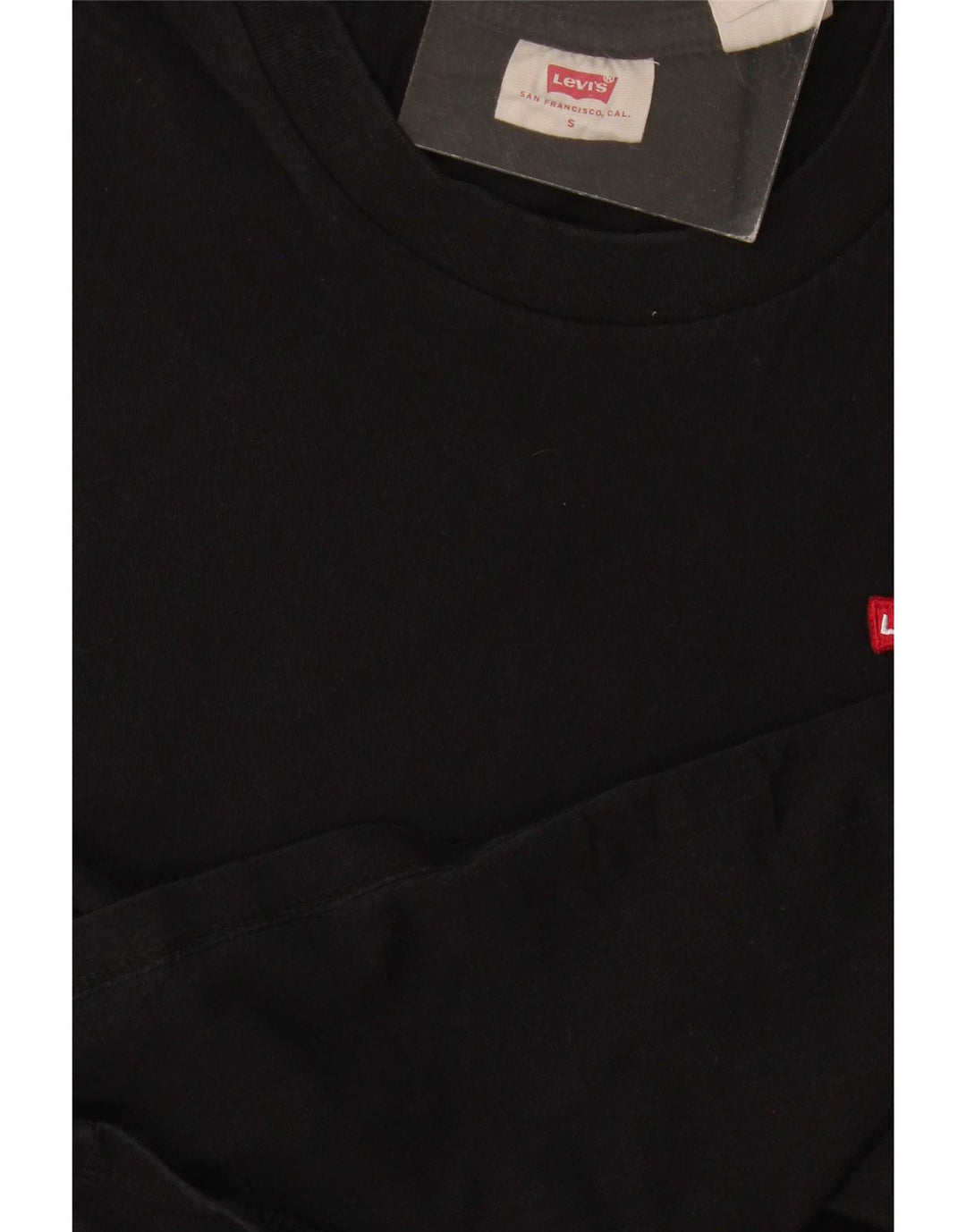 Levi's Womens T-Shirt Top UK 10 Small Black