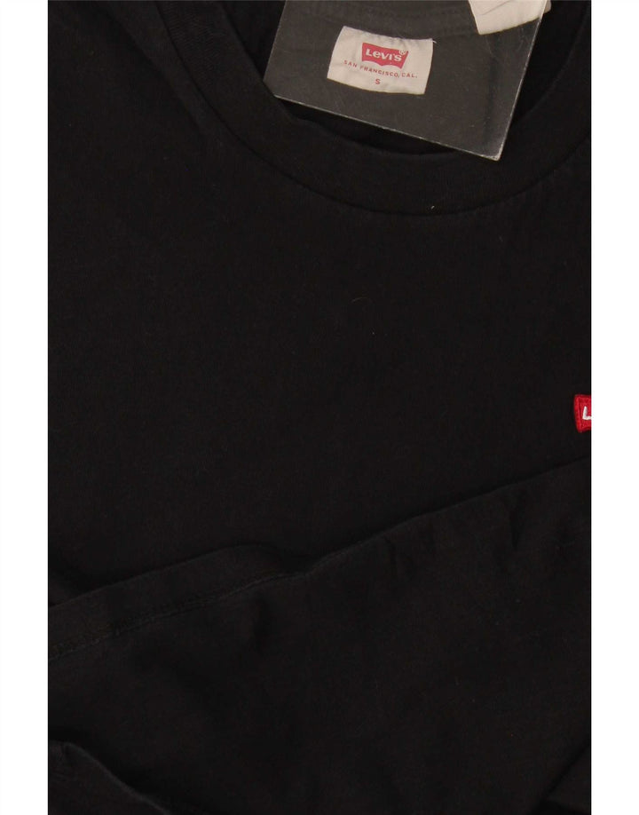 Levi's Womens T-Shirt Top UK 10 Small Black