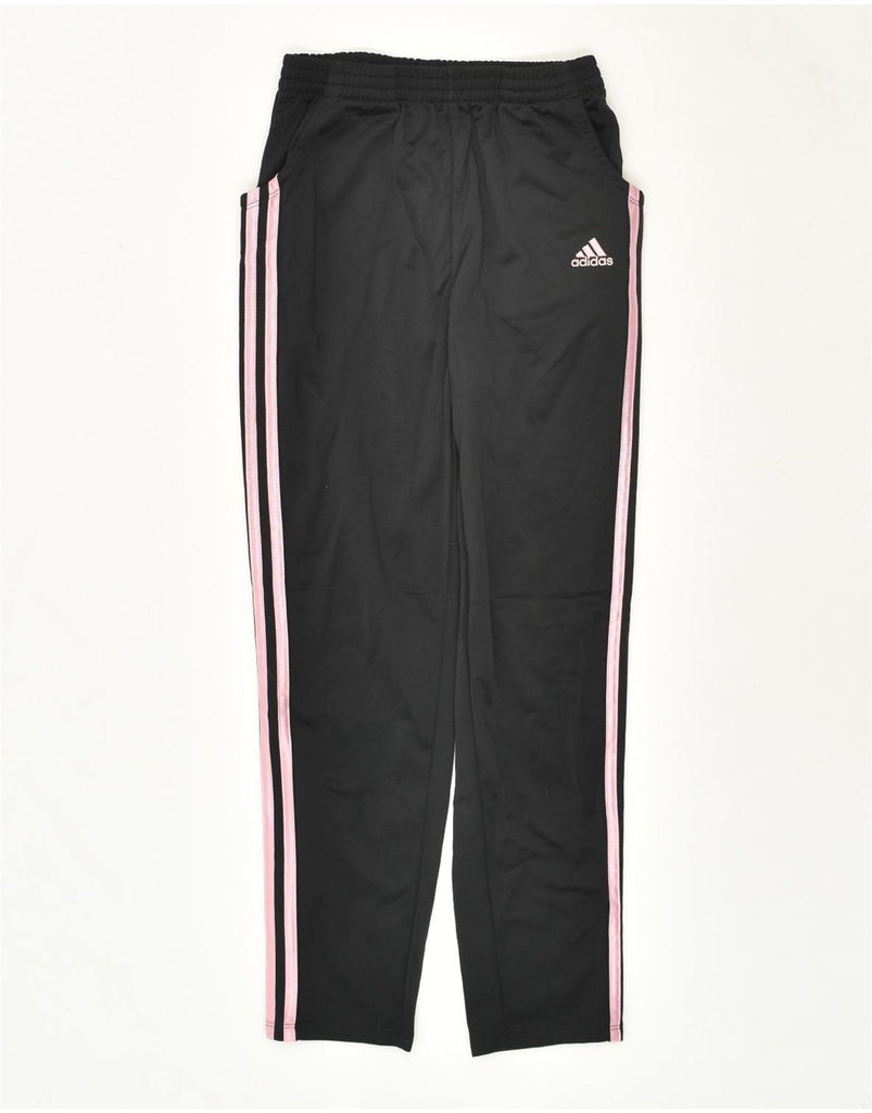 ADIDAS Girls Tracksuit Trousers 10-11 Years Medium Black Polyester | Vintage Adidas | Thrift | Second-Hand Adidas | Used Clothing | Messina Hembry 