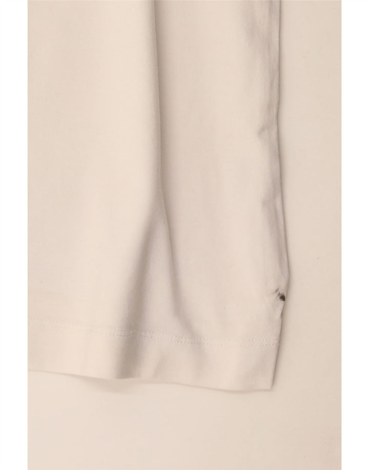Guess Womens T-Shirt Top UK 12 Medium White