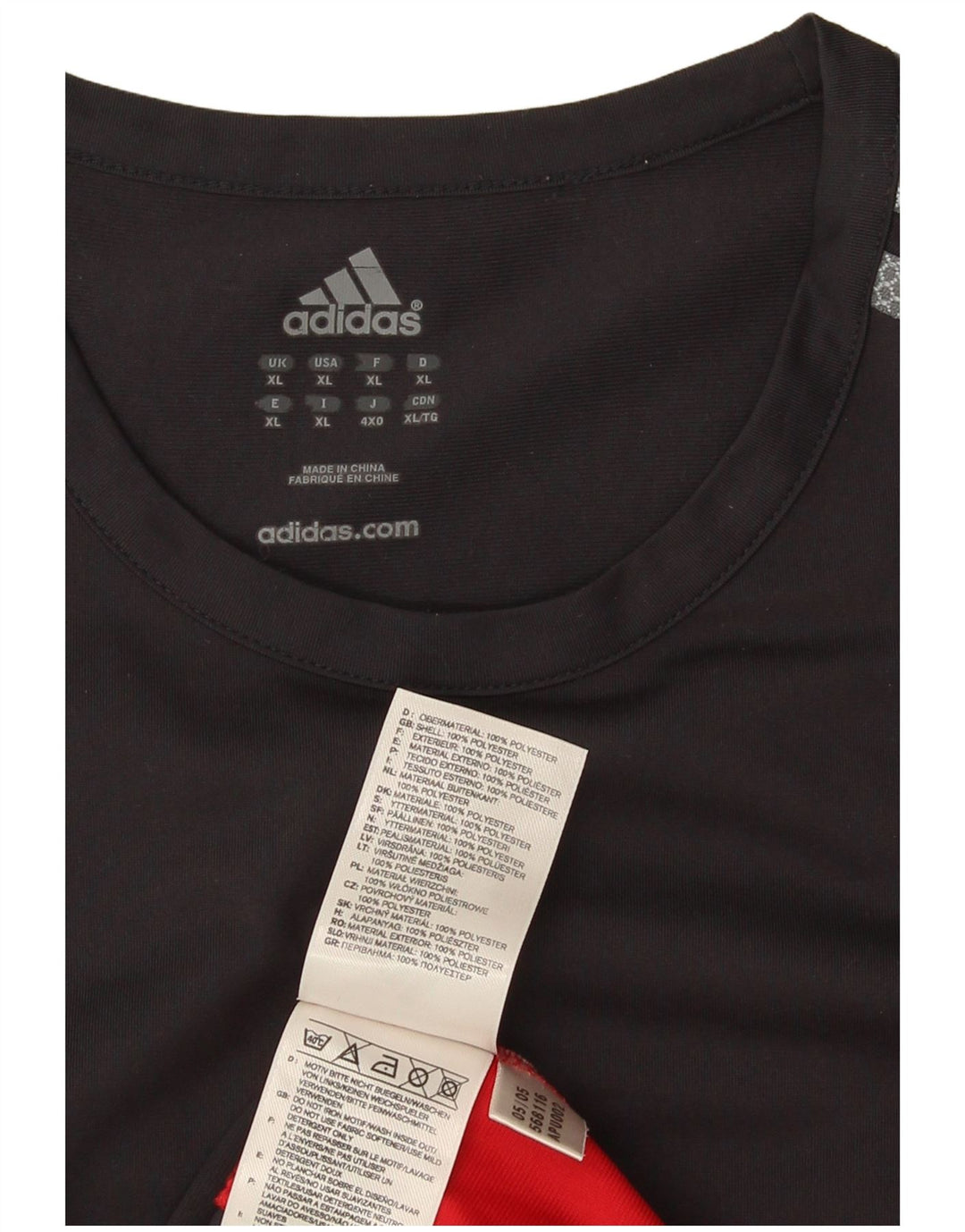 Adidas Mens Climacool Vest Top XL Grey Colourblock Polyester