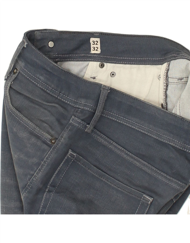 JACK & JONES Mens Slim Jeans W32 L32  Grey Cotton | Vintage Jack & Jones | Thrift | Second-Hand Jack & Jones | Used Clothing | Messina Hembry 