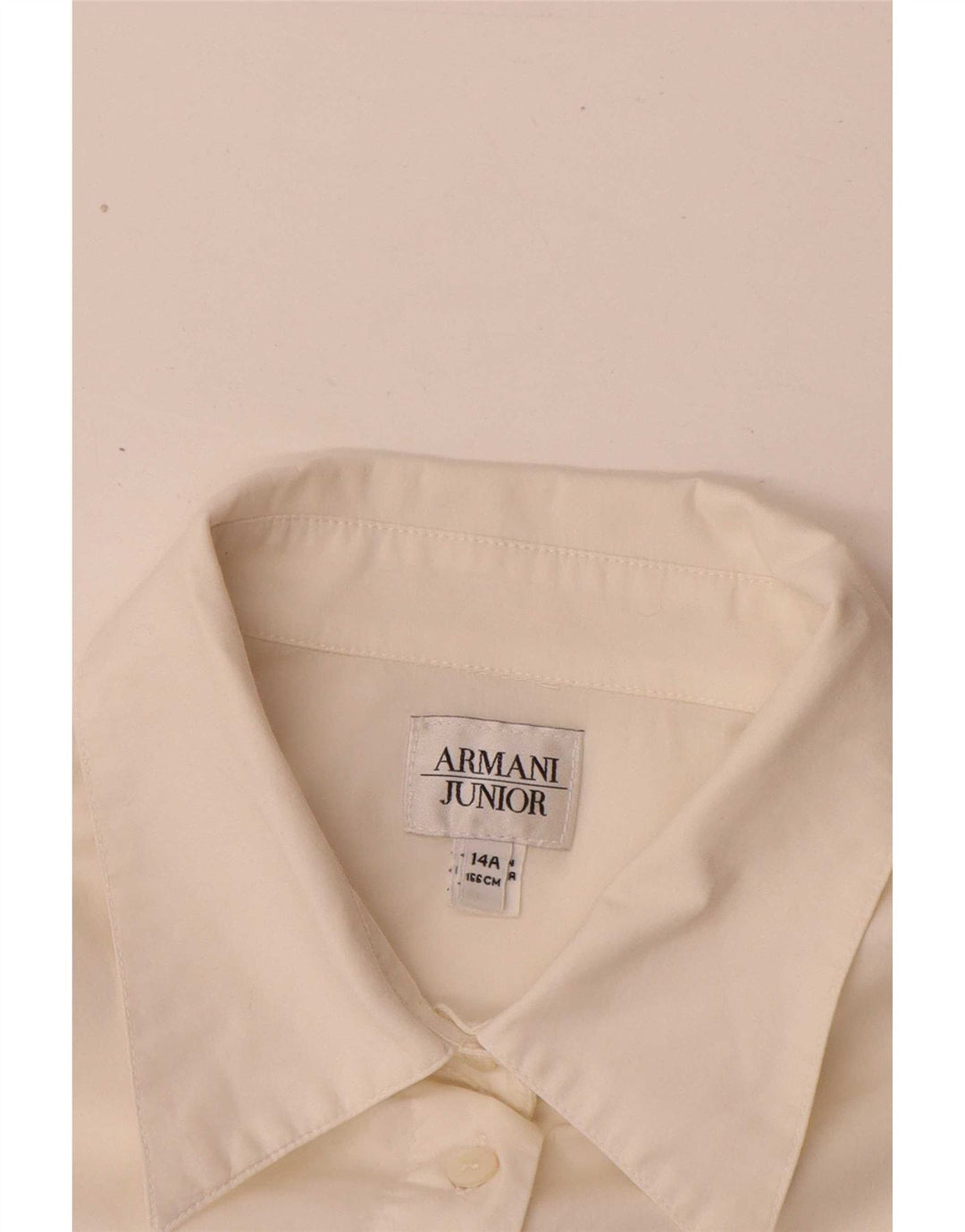 Armani Junior Girls Shirt 13-14 Years White Cotton