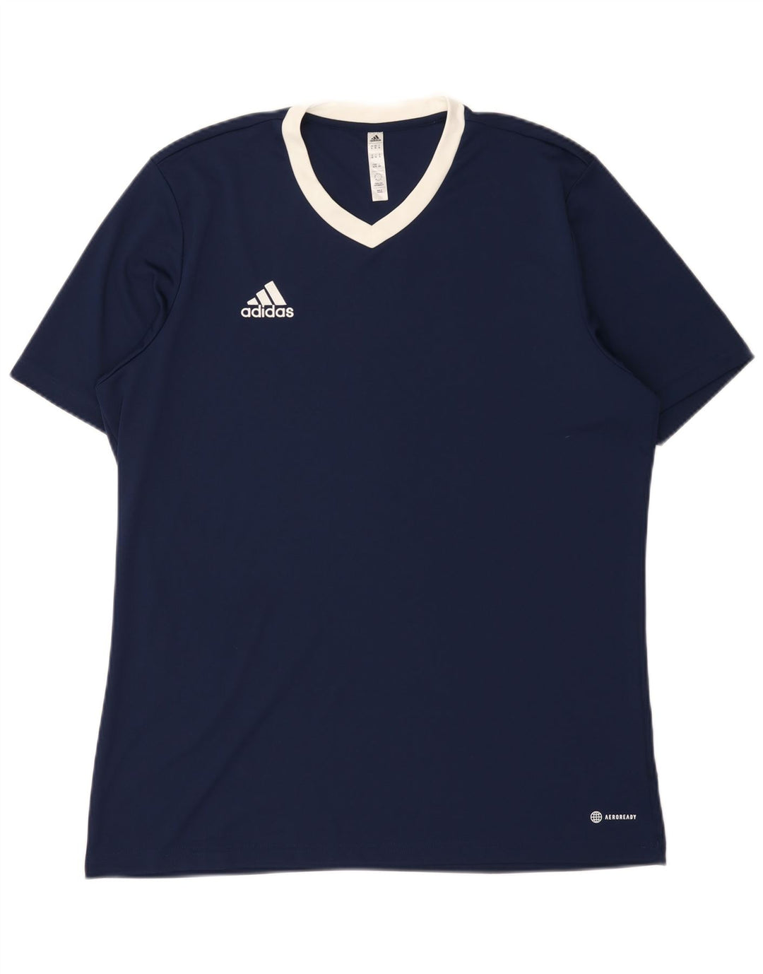 Adidas Mens Aeroready T-Shirt Top XL Navy Blue Polyester