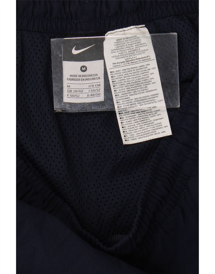 NIKE Mens Tracksuit Trousers UK 38/40 Medium  Navy Blue Polyester