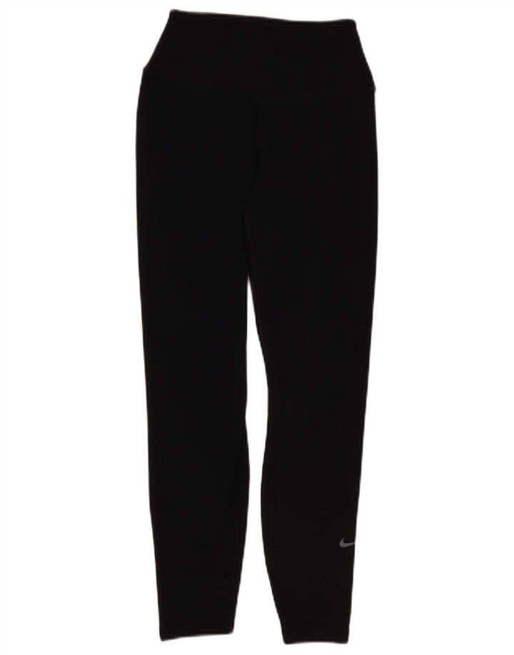 Nike Womens Dri Fit Leggings UK 8 Small  Black