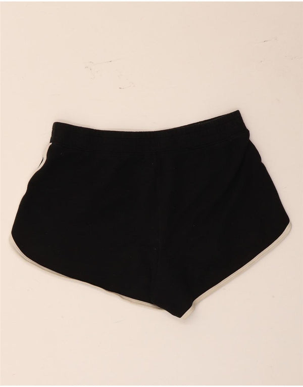 Hollister Womens Graphic Sport Shorts UK 10 Small  Black