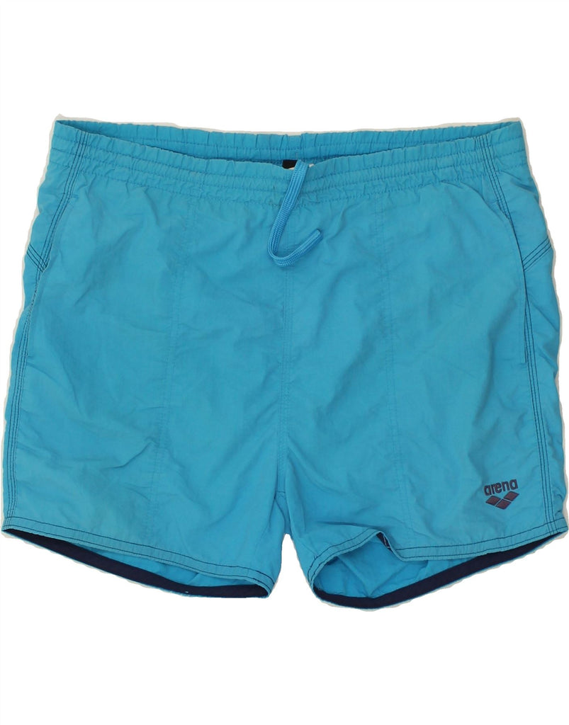 ARENA Mens Sport Shorts Large Blue | Vintage Arena | Thrift | Second-Hand Arena | Used Clothing | Messina Hembry 