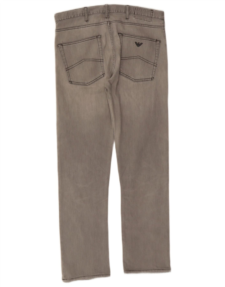 Armani Womens Straight Jeans W33 L28 Grey