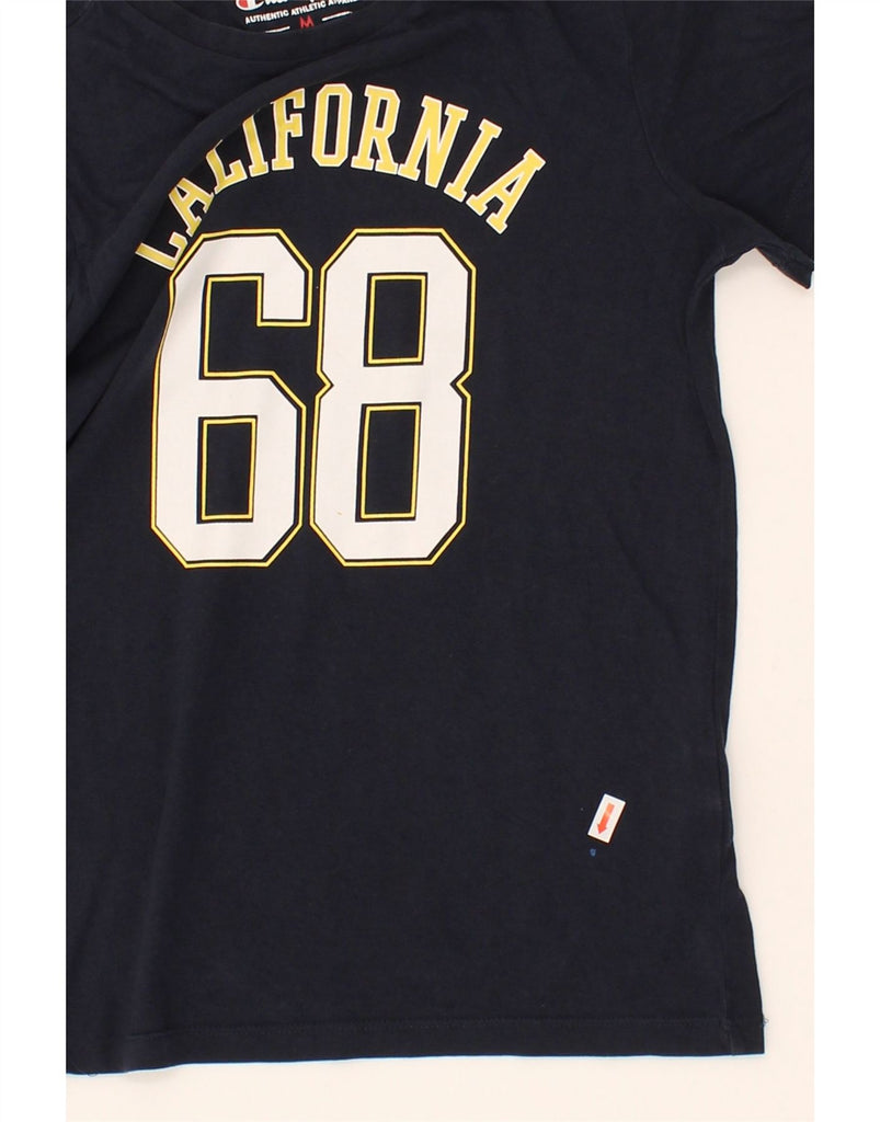 CHAMPION Boys Graphic T-Shirt Top 9-10 Years Medium  Navy Blue Cotton Vintage Champion and Second-Hand Champion from Messina Hembry 