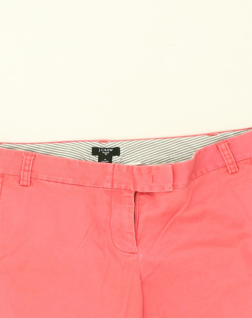 J. CREW Womens City Fit Chino Shorts US 10 Large W33 Pink Cotton | Vintage J. Crew | Thrift | Second-Hand J. Crew | Used Clothing | Messina Hembry 