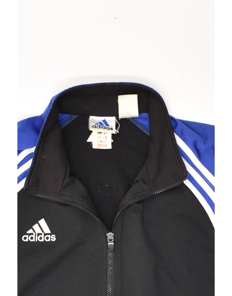 ADIDAS Mens Graphic Tracksuit Top Jacket UK 44/46 Large Blue Colourblock | Vintage Adidas | Thrift | Second-Hand Adidas | Used Clothing | Messina Hembry 